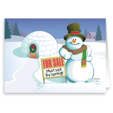 For Sale! Realty & Real Estate Card - Funny Holiday Christmas Cards ...