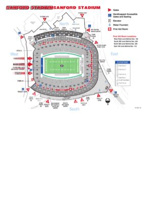 Sanford Stadium Seating Chart With Seat Numbers - Stadium Seating Chart