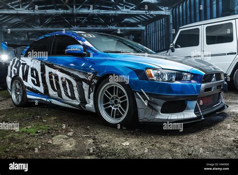 Mitsubishi Lancer Evolution X tuning Stock Photo - Alamy