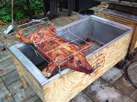 Pig, Hog, And Lamb Spit Roast Rotisserie Pit Kit For La Caja China Box ...