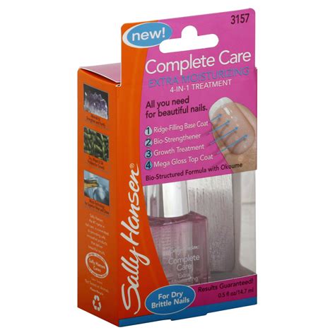 Sally Hansen Complete Care for Dry Brittle Nails, Extra Moisturizing 4 ...