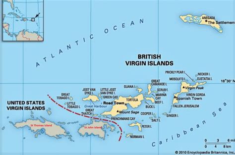 Virgin Islands Map Islands virgin map usvi states united st thomas ...