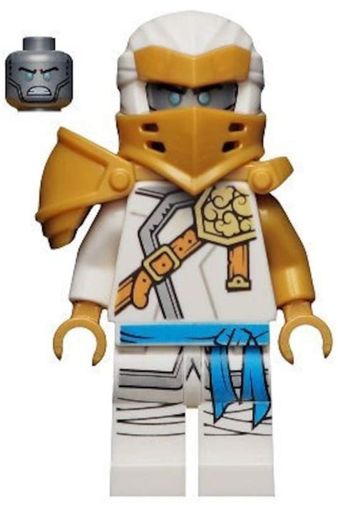 Lego MINIFIGURE Ninjago Zane Hero - Etsy