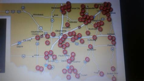 Indian Casinos In Oklahoma Map - Map