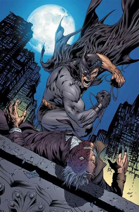 Batman vs two-face | Batman, Batman comics, Batman universe