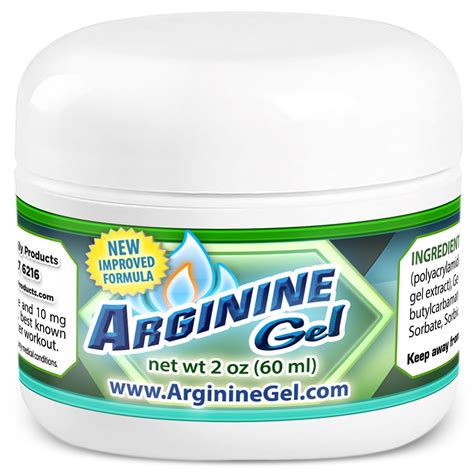 Arginine Gel with L-Arginine - 2 oz - Sensitivity Gel for Men and Women - Libido Booster for ...