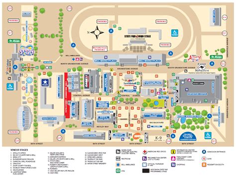 Wisconsin State Fair Map | Wisconsin state fair, State fair, Wisconsin