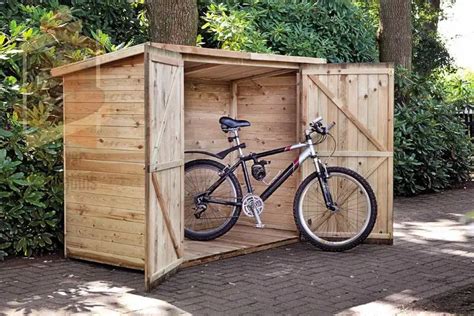 20 Free DIY Bike Shed Plans | DIY Outdoor Bike Storage Bicycle Storage ...