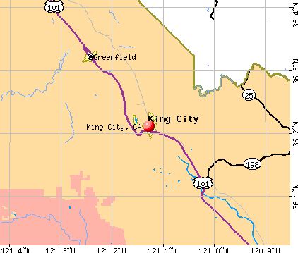 King City Ca Map | Map Of West