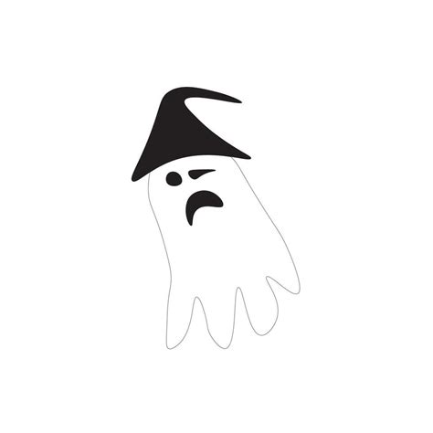 vector flat halloween ghost 29172778 Vector Art at Vecteezy