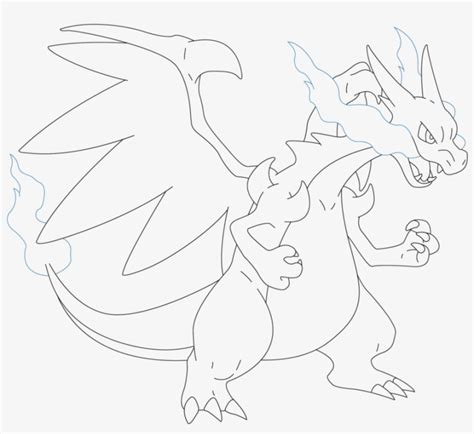 Download Transparent Svg Black And White Stock Charmeleon Drawing ...