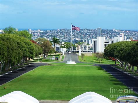 National Cemetery of the Pacific Photograph by Brigitte Emme