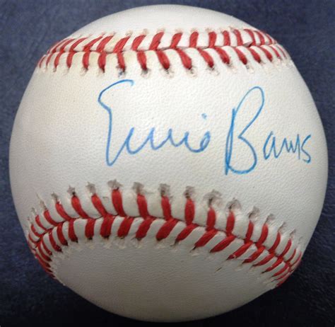 Lot Detail - Ernie Banks Autographed Baseball