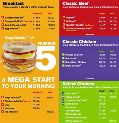 mcdonalds menu prices malaysia