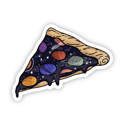 Planet Pizza Sticker – Big Moods