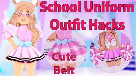 School Uniform Hacks You Need For The New School Royale High Outfit And Accessory Hacks - YouTube