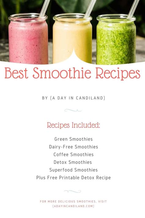 Best Smoothie Recipes - A Day In Candiland