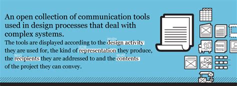 An open collection of communication tools used in design processes that ...