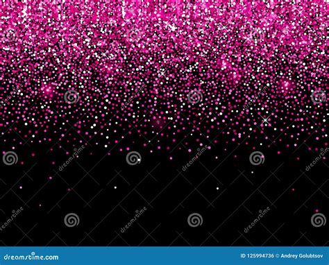 Rose Pink Gold Glitter Confetti Sparkle Background Stock Vector ...