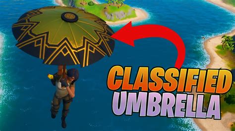 NEW *CLASSIFIED* VICTORY UMBRELLA (Fortnite Season 2 - Chapter 2) - YouTube