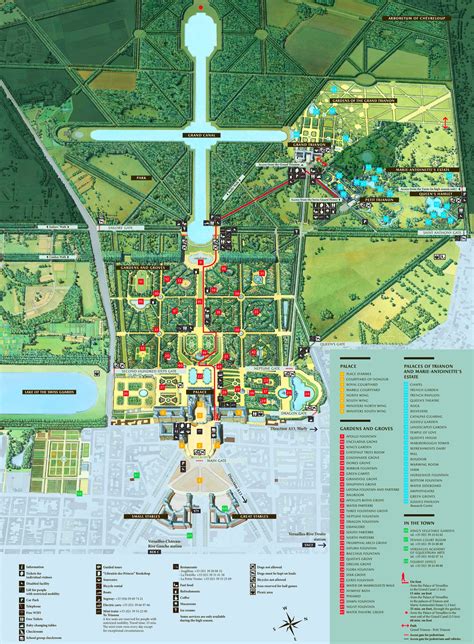 map of versaillis - Google Search | Versailles map, Tourist map, Palace ...