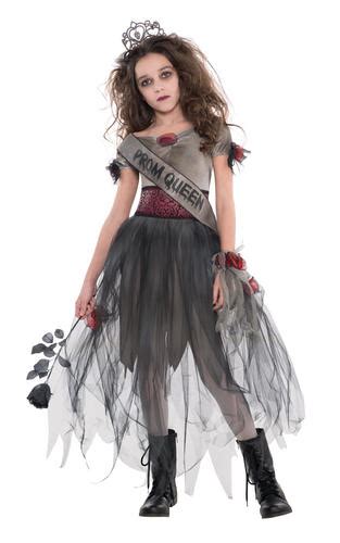 Zombie Girls Age 12-16 Fancy Dress Halloween Teen Kids Childs Party Costume New