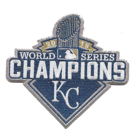 Kansas City Royals 2015 World Series Champions Patch