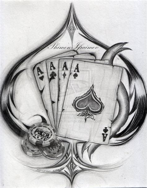 Pin on Tatuajes | Card tattoo designs, Ace tattoo, Poker tattoo