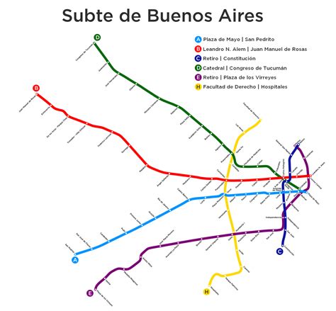 Buenos Aires Underground – Metro maps + Lines, Routes, Schedules