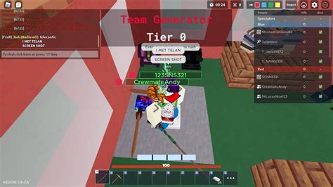 I MET TELANTHRIC! ( Roblox Bedwars ) - YouTube