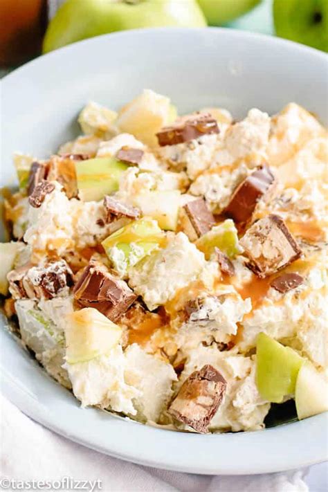 Snickers Apple Salad Recipe {Easy Fruit Dessert or Side Dish Recipe with Caramel}