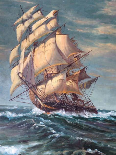 1800 sail ship - Google Search | Ship paintings, Ship art, Sailing ships