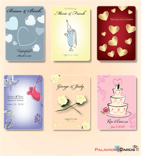 Wedding Favors Card Decks « Palaimon Cards ♠ Quality Custom and ...