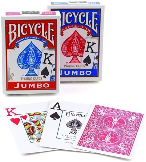 2PACK | Bicycle Jumbo Playing Cards - Walmart.com