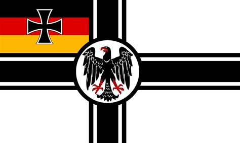 Reichskriegsflagge (Reich War Flag) of the Weimar Republic Military, Reichswehr. Never actually ...