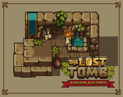 1.1.1 - The Lost Tomb - 24x24 Dungeon Asset Pack by FlyingSausage