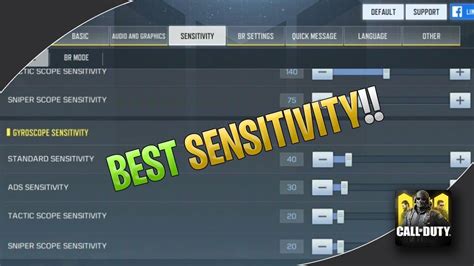 Best settings for Call of Duty mobile - YouTube