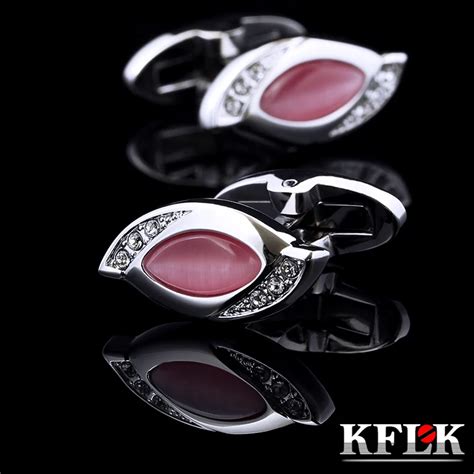 KFLK jewelry shirt cufflinks for womens Brand lady Cuff links Wholesale ...