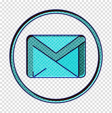 Pastel Blue Mail Icon Aesthetic