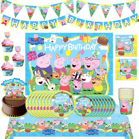 Peppa Pig Party Supplies Ultimate Set for 24 Guests - Walmart.com