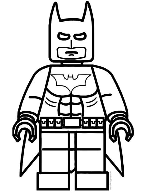 Angry Lego Batman Coloring Page - Free Printable Coloring Pages for Kids