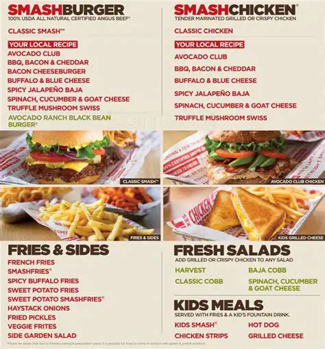 Smashburger Kids Menu – Kids Matttroy