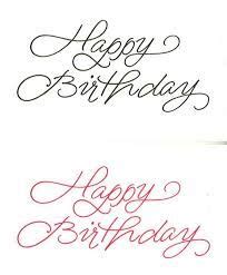 Happy Birthday In Cursive Easy | Happy Birthday