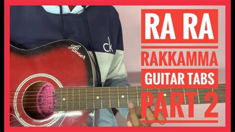 Ra Ra Rakkamma Song Guitar Lesson - Part 2| Vikranth Rona | Kannada ...