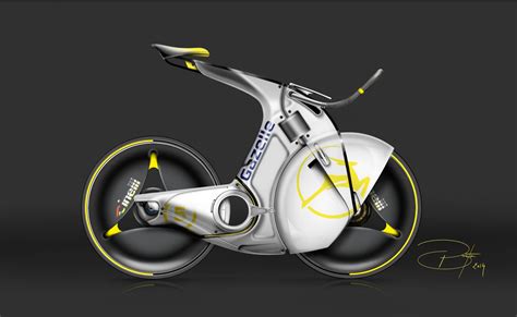 Futuristic bicycle concept by Philippe Poyte drawing with sketchbook pro | Bicycle design, Bike ...