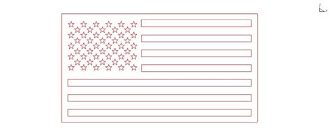 Cnc American Flag Svg