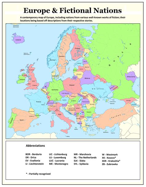 Fictional Nations of Europe by Tullamareena on DeviantArt