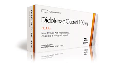 Diclofenac Oubari 100 mg - Suppositories - Oubari Pharma