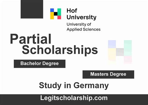 Hof University Scholarships in Germany for International Students 2024 — Legitscholarship.com