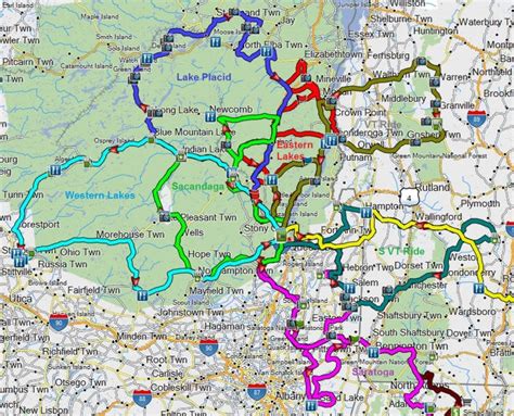 Lake George Hiking Trail Map